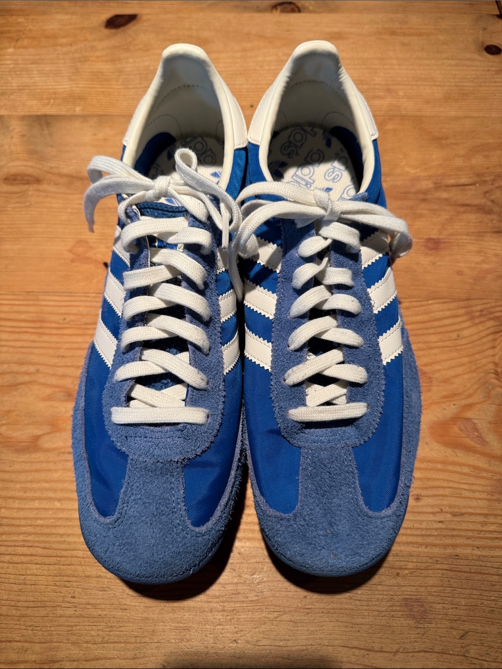 Adidas SL72 Men’s Blue & White Retro Lace-Up Sneakers